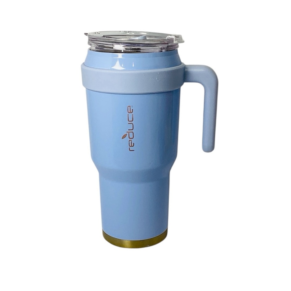 💚 Reduce Blue Insulated Tumbler with Handle